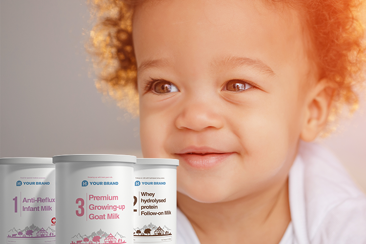 Mit HOCHDORF in 5 Schritten zu Ihrer eigenen Babynahrungs-Marke